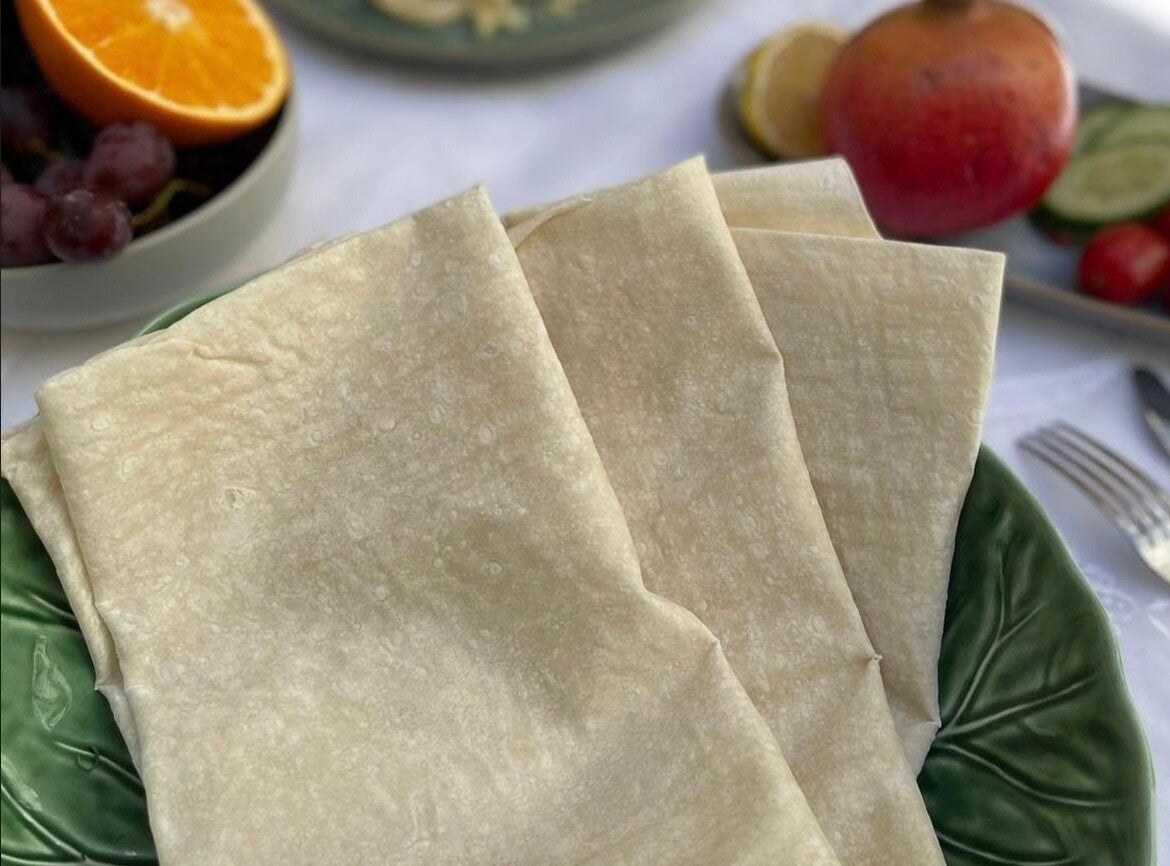 Böreklik yufka, bedoeld voor börek en gözleme
